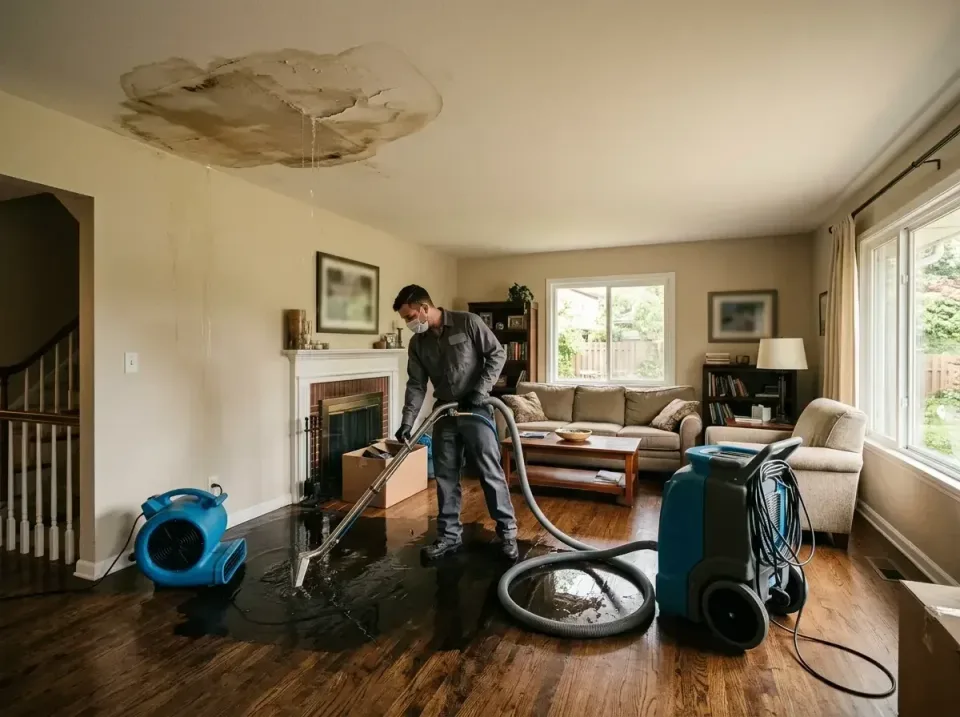 attic-pipe-burst-ceiling-drip-008 — frequently asked questions, Water Damage Restoration & Carpet Care in Cottleville, MO